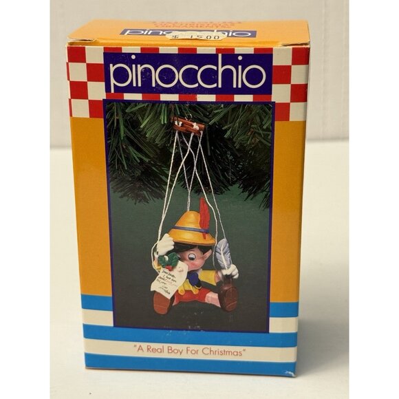 Enesco 551821 Pinocchio Jiminy Cricket A Real Boy For Christmas Ornament MM2 - Picture 4 of 5